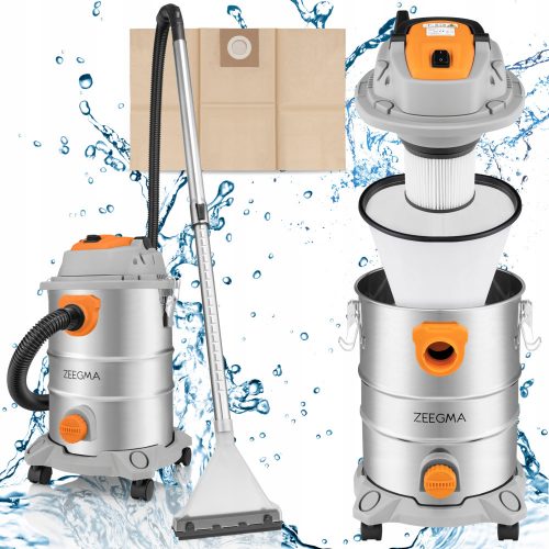  Zeegma ZE-ZONDER PRO MULTI SILVER 3600 W Aspirator de spalat argintiu/gri