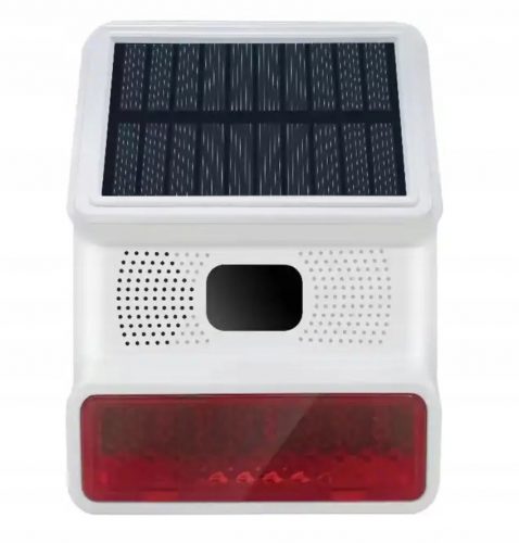 SIRENA SOLAR ALARMA 100DB SENSOR PIR TUYA SMART WiFi