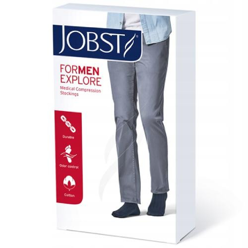  JOBST FORMEN EXPLORE șosete compresive pentru genunchi CCL2 bleumarin, mărime 1 ZP