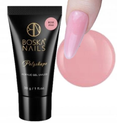  Gel acrilic Boska Polyshape 30g roz trandafir