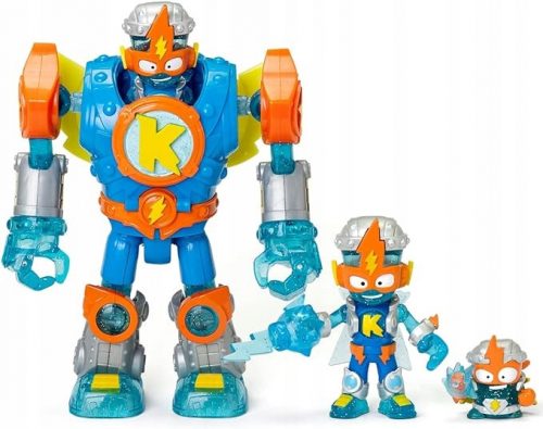  Superthings Superbot Kazoom Power robot cu figurină + SUPER ZINGS THINGS SERIA 1 FIGURE BAG MAGIC