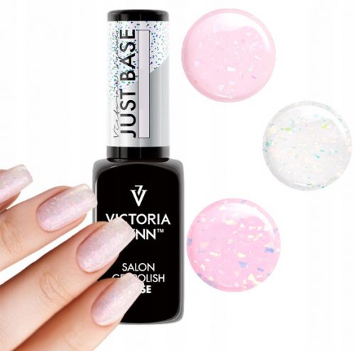  VICTORIA VYNN JUST BASE BAZĂ HIBRIDĂ CU PARTICULE - ALEGEREA CULORII - 8ML