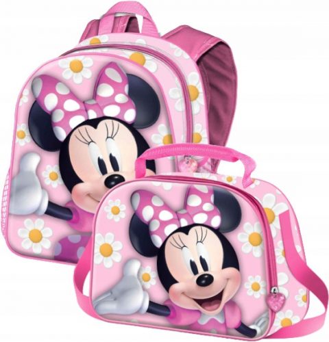  RUCSAC PENTRU COPII MINNIE MOUSE 3D PREMIUM DISNEY + GEANT DE MÂNĂ MINNIE MOUSE GEANT 3D PREMIUM DISNEY