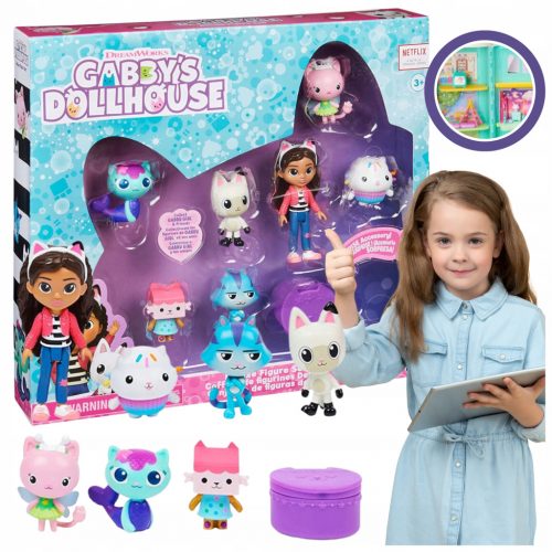 Set de figurine Spin Master Gabby's Dollhouse Deluxe 7 buc.