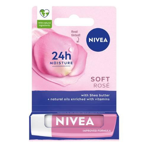  Ruj Nivea Soft Rose Caring 5,5 ml