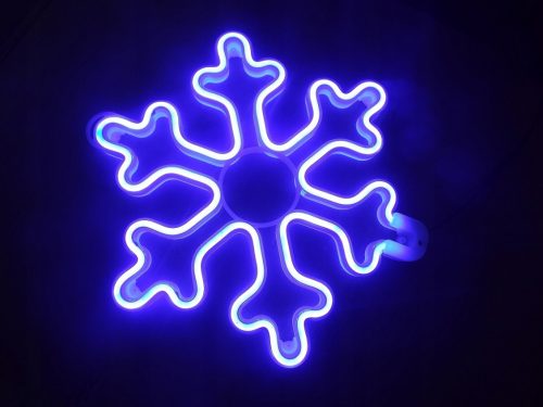  DECORATIE GEAMUL FULG DE ZAPAA NEON STAR LED STAR