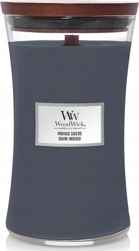 Lumanare traditionala din soia INDIGO SUEDE Woodwick 1 buc.