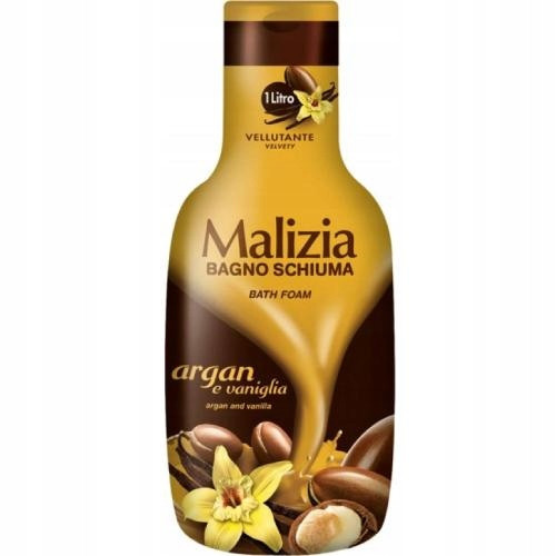  Malizia Spuma de baie lichid de baie cu argan si vanilie 1000ml