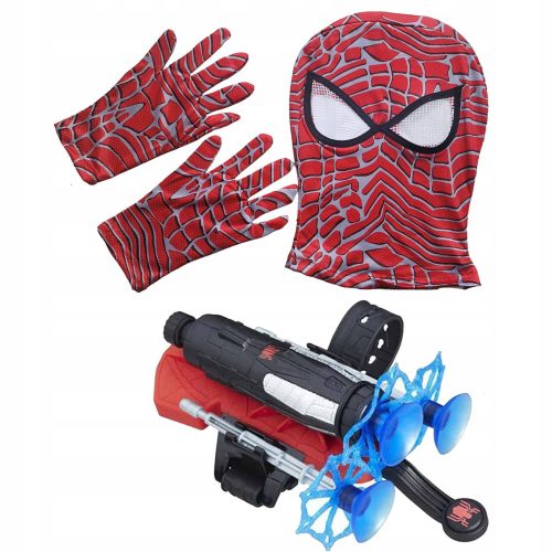  SET DE SUPEREROU SPIDERMAN 3 în 1 MÂNUSĂ DE LANZATOR WEB COSTUM MĂSCĂ