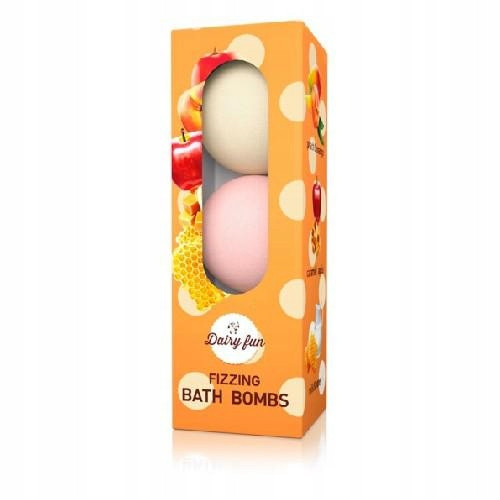  Dairy Fun, Bombe de baie caramel de piersici și mango și lapte de mere și miere