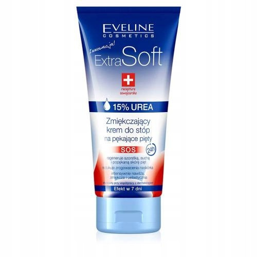  Eveline Cosmetics Extra Soft SOS Crema de catifelare pentru picioare pentru tocuri crapate 100ml