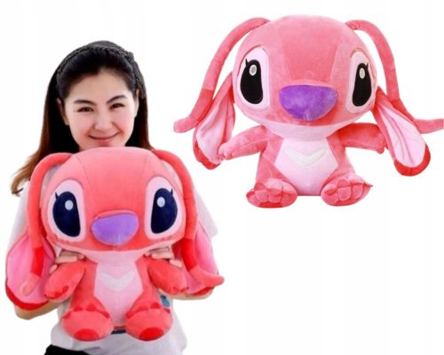  JUCĂRIE DE PLUȘ CUDDLE MASCOTA LILO ȘI STICH URSUL roz CADOU 40 cm