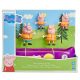  PEPPA PIG CANOE, SET 4 FIGURINE TRIPE KAYAK