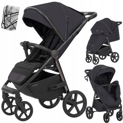  Carucior pentru copii Bravo 2023 CRL-5515 Jet Black