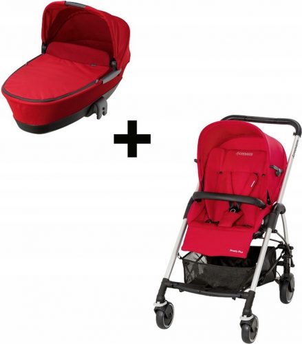  Carucior 2in1 Maxi-Cosi Street Plus Travel System rosu intens