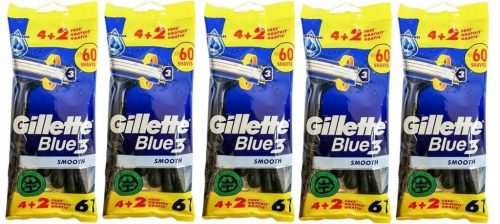  Gillette Blue 3 Smooth aparat de ras de unica folosinta 6 buc.