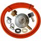  FURTUN DE GAZ 2m 9x3mm + CLEME + CILINDRU REDUCTOR DE GAZ 11kg + CONECTOR PLATĂ GAZ