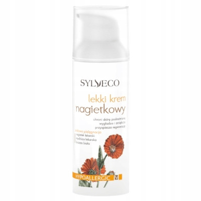  Crema de fata multitasking Sylveco Crema usoara de calendula 0 SPF pentru ziua 50 ml