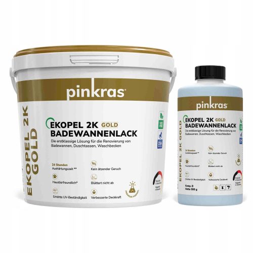 Email epoxidic pentru metal, 3 l, alb lucios