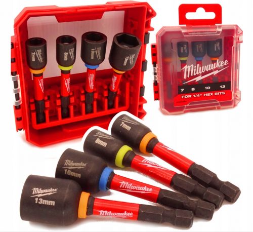  Set prize cu impact Milwaukee 4932492445 7-13 mm 4 buc.