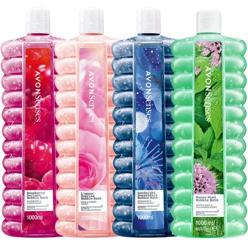  SET DE FLUIDE DE BAIE AVON 4X1000ML + GRATUIT