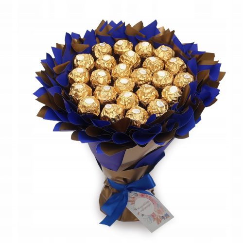 Buchet de dulciuri Ferrero Rocher Cadou Aniversare Nunta Ziua numelui