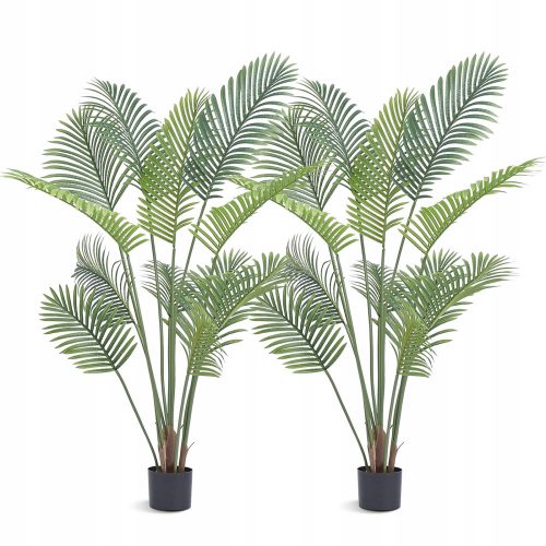 VEVOR Plantă Artificială Palmier Artificial Betel 1,5 kg Straturi Material PE