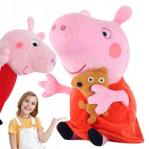  Pepa Pig din Basmul Cultului JUCĂRIE DE PLUȘ MASCOTA URSUȚ 40cm