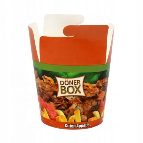 Döner Kebab Box 500 ml (16 oz) | 10 x 50 buc