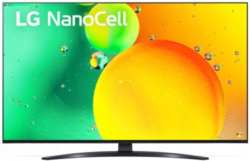  LG 65NANO763QA TV LED 4K UHD de 65 inchi, negru