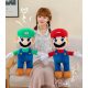  SET 2x MEGA MARI SUPER MARIO LUIGI URSSUL DE PELUCI URSSUL DE 60cm