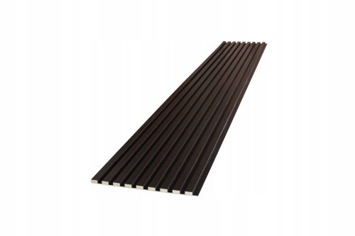 Lamele de perete pe placă HDF - 275 cm x 40,5 cm - NEGRU 905