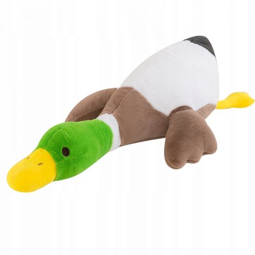  PERNĂ DE PELUȘ MASCOTA MARE, COLORATA GREEN GOOSE DUCK 60 cm