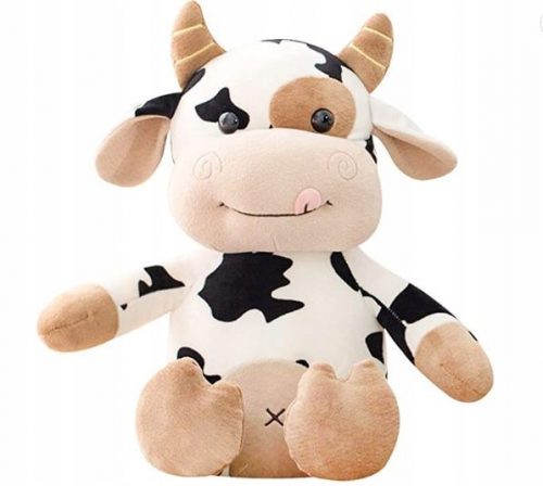  MASCOTA VACA PLUSATA PENTRU COPII 40CM