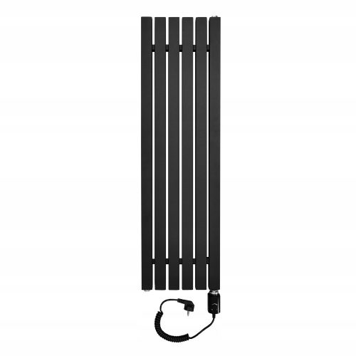 Radiator baie electrica Regnis 500 W 290 x 1000 mm negru