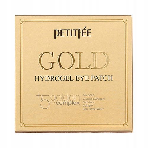  Petitfee Gold Hydrogel Eye Patch Plasturi hidrogel pentru ochi 60 buc