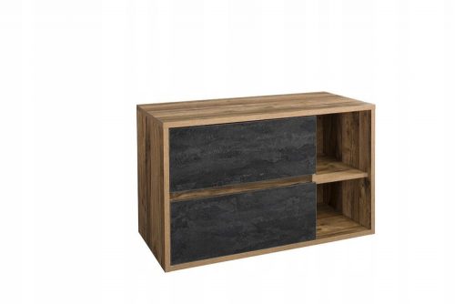  Dulap Comad Hampton Concrete 824 100x60x46 cm maro-negru