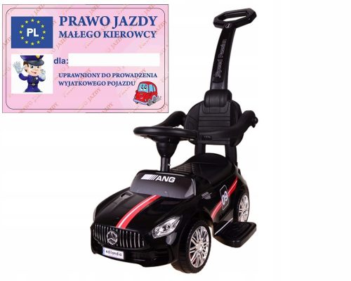  MARE RIDE ON, WALKER, PUSH 3in1, MAȘINĂ, MAȘINĂ CU IMPINGĂTOR + PERMIS DE CONDUCERE