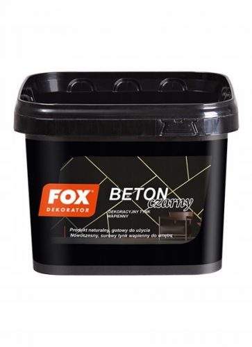 Tencuiala FOX BLACK BETON 14 kg