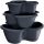  Set ghivece Prosperplast 47 x 47 x 40,5 cm, negru