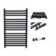 Radiator baie Vinolli apa 430 W 530 x 950 mm negru