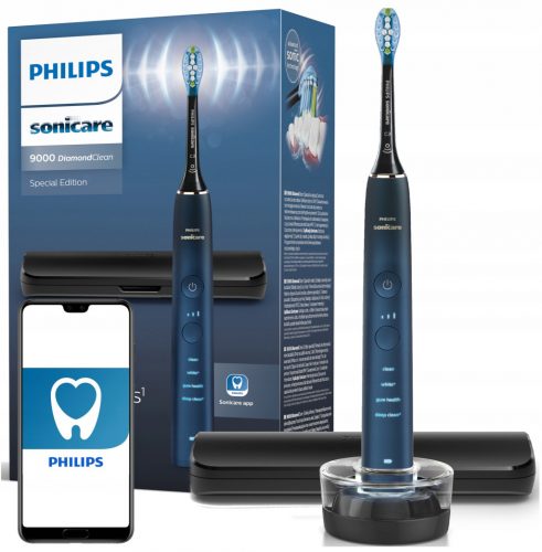  Periuță de dinți sonică Philips Sonicare DiamondClean 9000, bleumarin