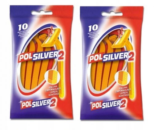  POLSILVER 2 aparat de ras de unica folosinta 10 buc.