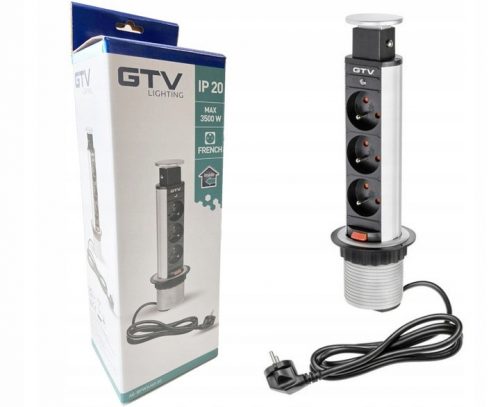  Cablu prelungitor GTV 1,5 m, 3 buc