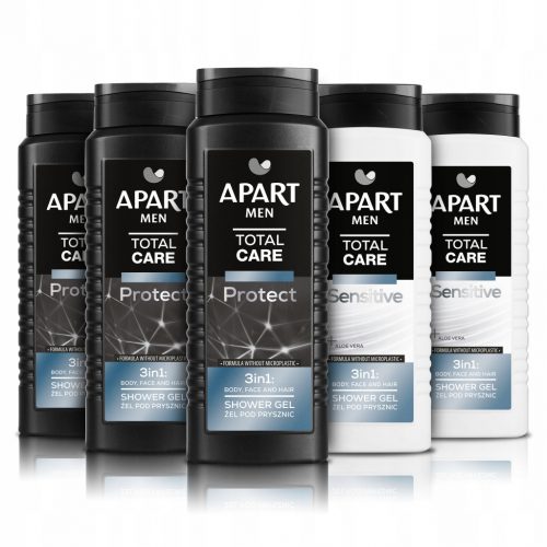  Gel de duș pentru bărbați Apart 3in1 Mix Total 5x500