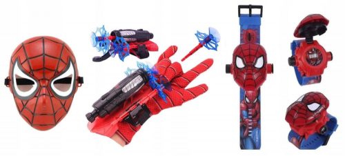  Figurină de acțiune Avengersr Spiderman Mask Glove Spiderman Ceas