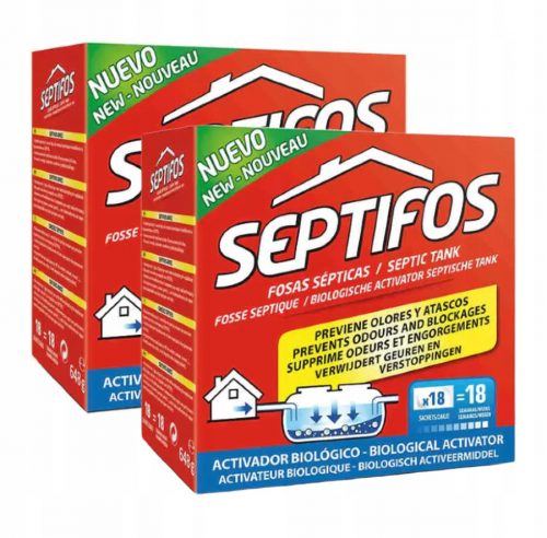  Septifos Activator biologic pentru fose septice 2 x 18 plicuri/648 g