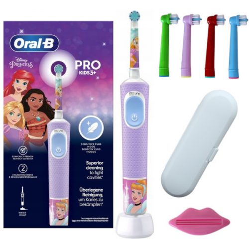  Periuta de dinti electrica Oral-B Vitality PRO D103 Kids 3+ Princess cu carcasa