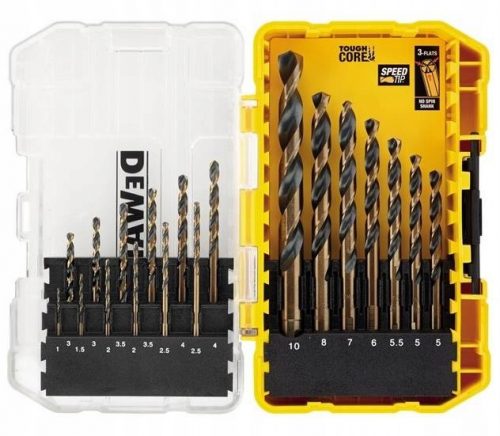  Set burghii pentru metal DeWALT HSS-G DT70728-QZ 19 piese