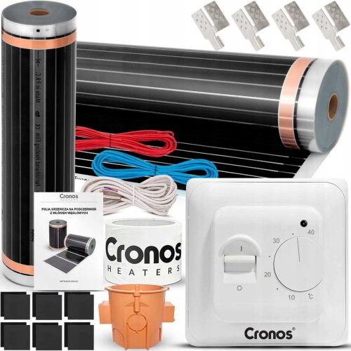 CRONOS FOLIE DE ÎNCĂLZIRE INFRAROSĂ IR MAT CU TERMOSTAT 140W/m2 2m2